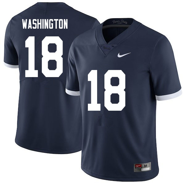 NCAA Nike Men's Penn State Nittany Lions Parker Washington #18 College Football Authentic Navy Stitched Jersey ESK8898NF